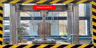 Autoklav zur Untersuchung von Werkstoffen in Wasserstoffatmosphäre