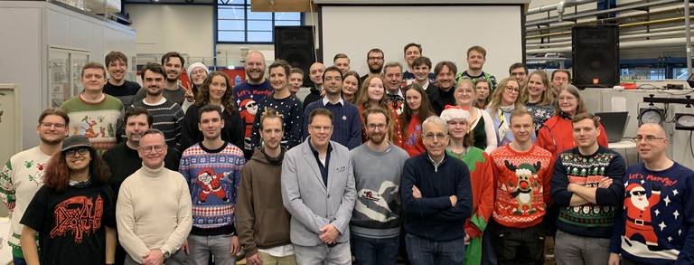 Ein Gruppenfoto mit den Arbeitsmitgliedern des LWT