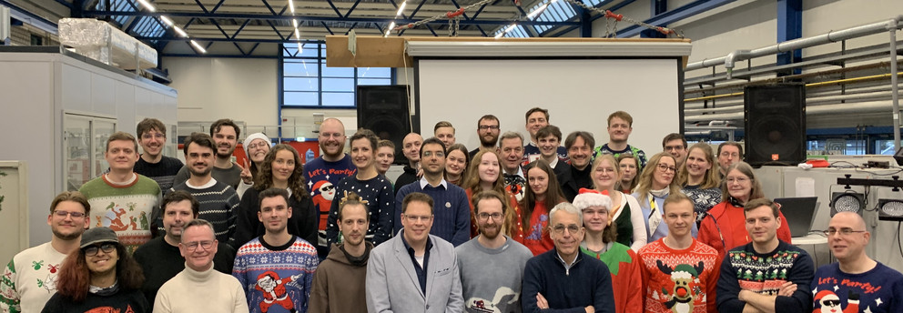 Ein Gruppenfoto mit den Arbeitsmitgliedern des LWT