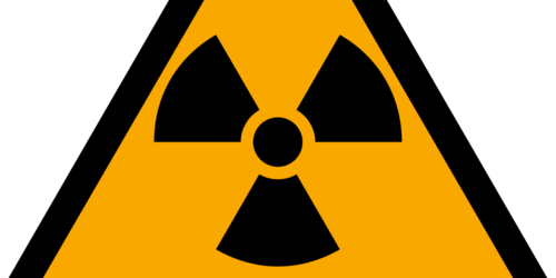 Warnung vor radioaktiven Stoffen Symbol